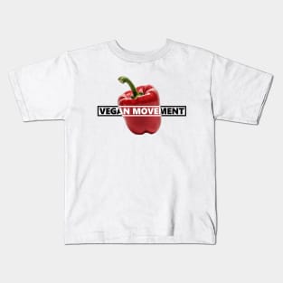 Vegan Movement Capsicum Pepper Kids T-Shirt